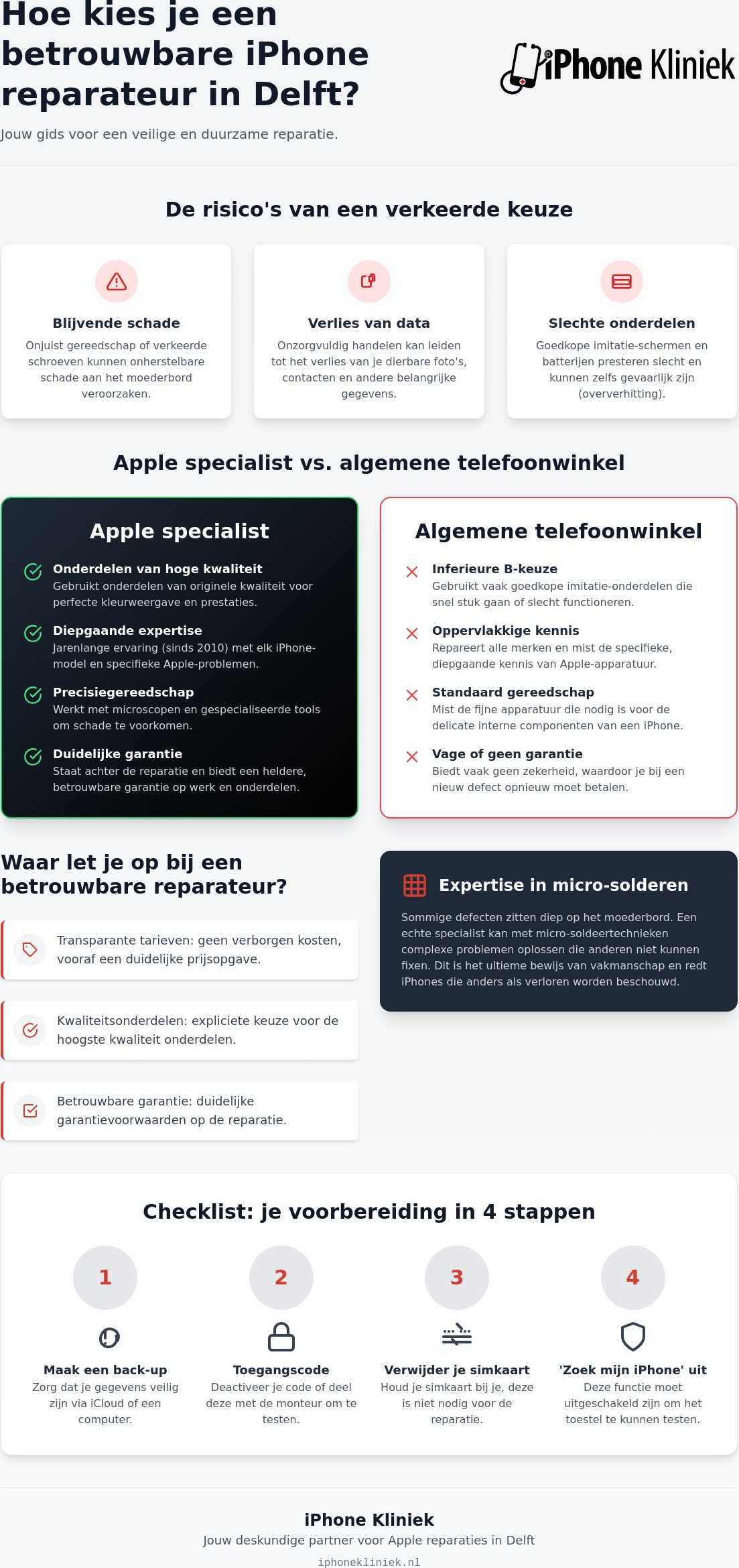 Betrouwbare iPhone reparateur Delft: waarom een specialist de beste keuze is