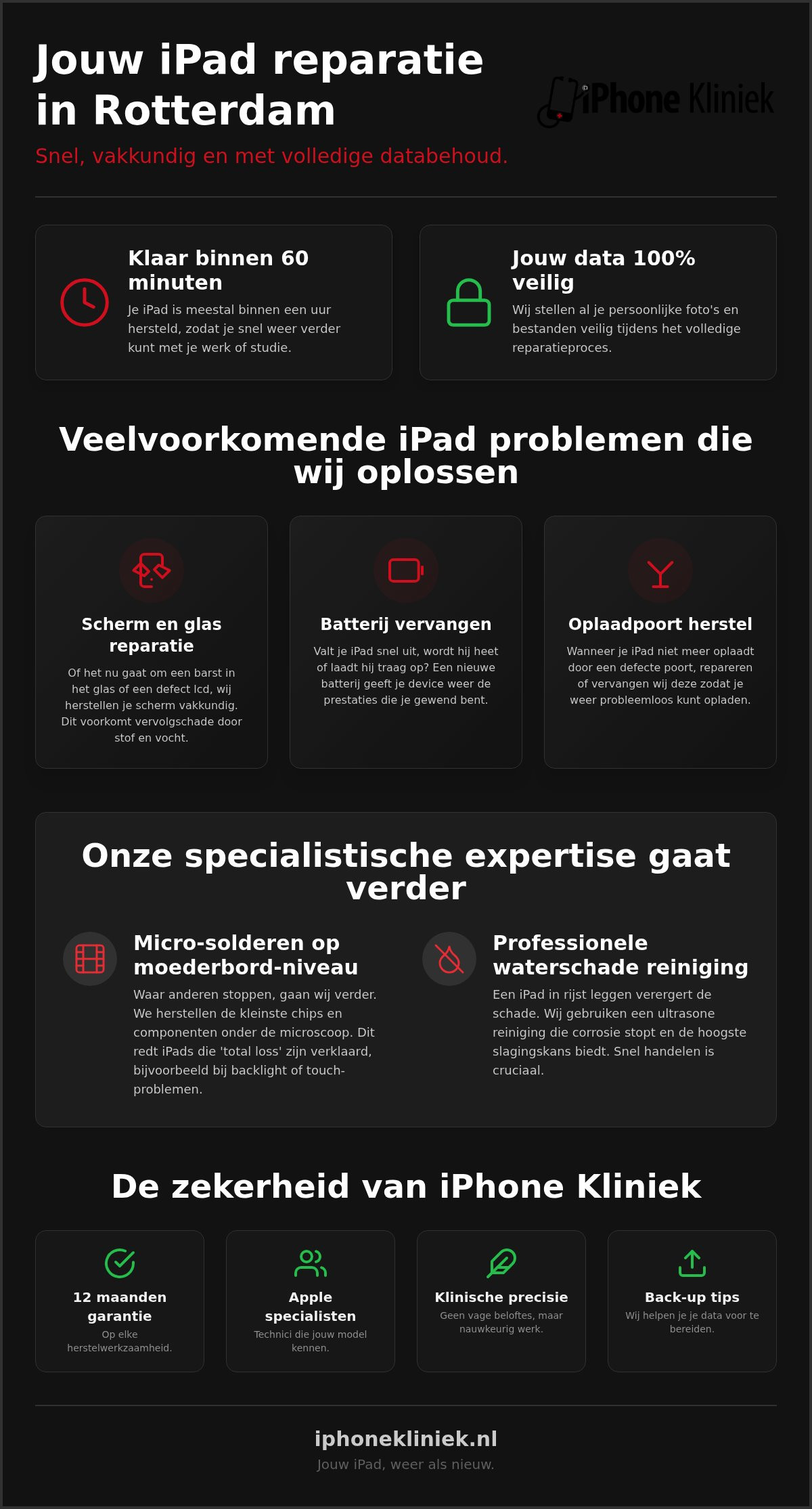 IPad reparatie Rotterdam: vakkundig herstel voor elk model